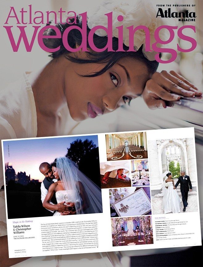 Biltmore ballrooms wedding published in Atlanta Weddings | Biltmore Ballrooms Real wedding
