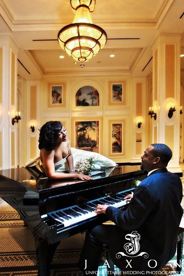 Bride on Piano 