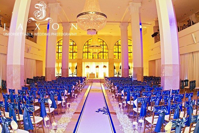 Grand Atrium decked out 200 Peachtree Wedding | Published by the Knot's Wedding Channel