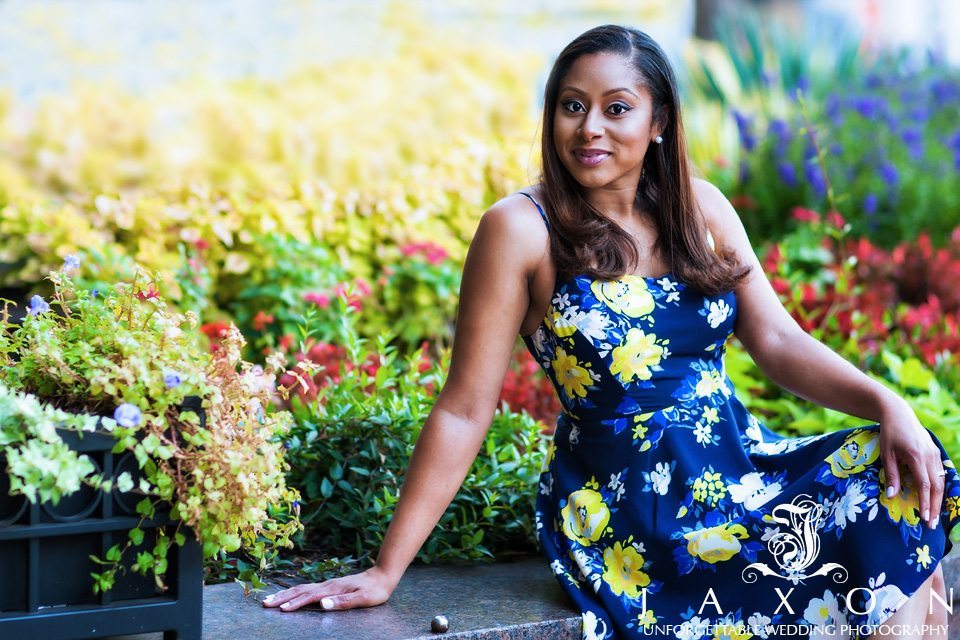 Woodruff Park Engagement portraits