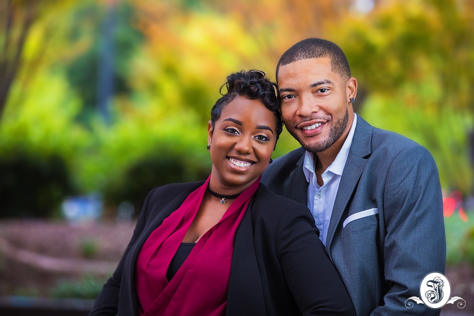 Engagement Photos in downtown Atlanta