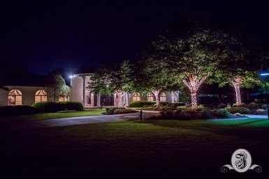 Vines Mansion at Nighttime